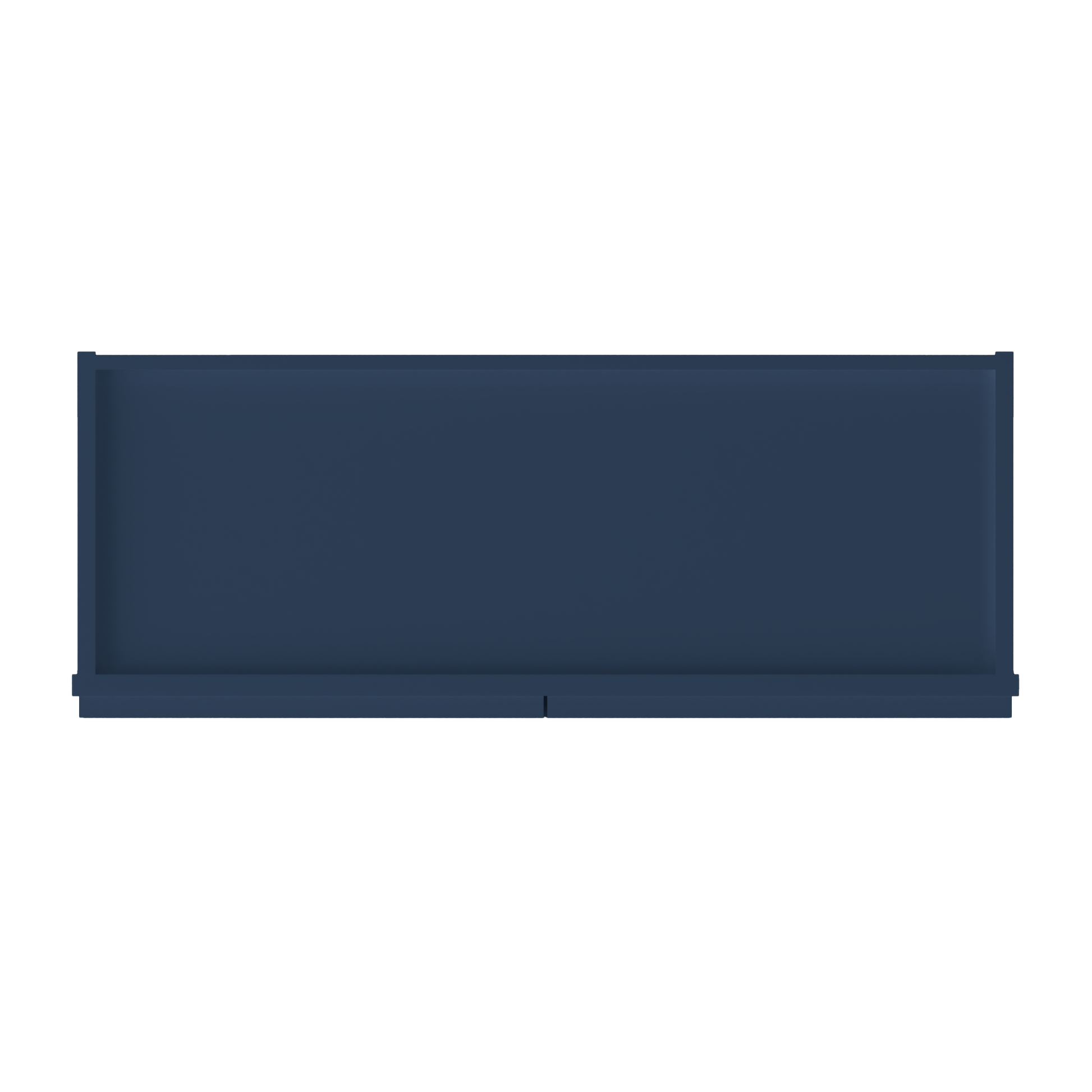 Wall Kitchen Cabinet W3315 Danbury Blue LessCare 33 in. width 15 in. height 12 in. depth - Kitchen Cabinets