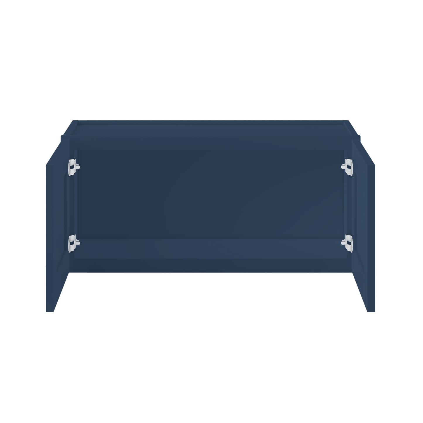 Wall Kitchen Cabinet W3315 Danbury Blue LessCare 33 in. width 15 in. height 12 in. depth - Kitchen Cabinets