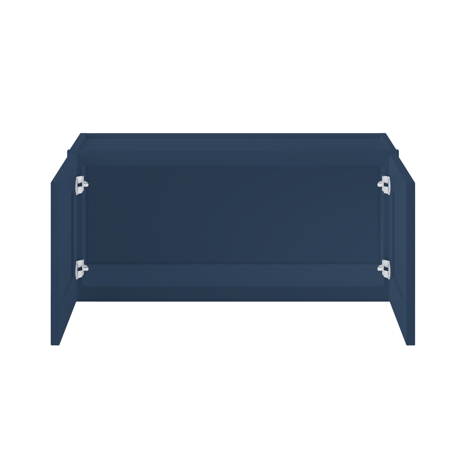 Wall Kitchen Cabinet W3315 Danbury Blue LessCare 33 in. width 15 in. height 12 in. depth - Kitchen Cabinets