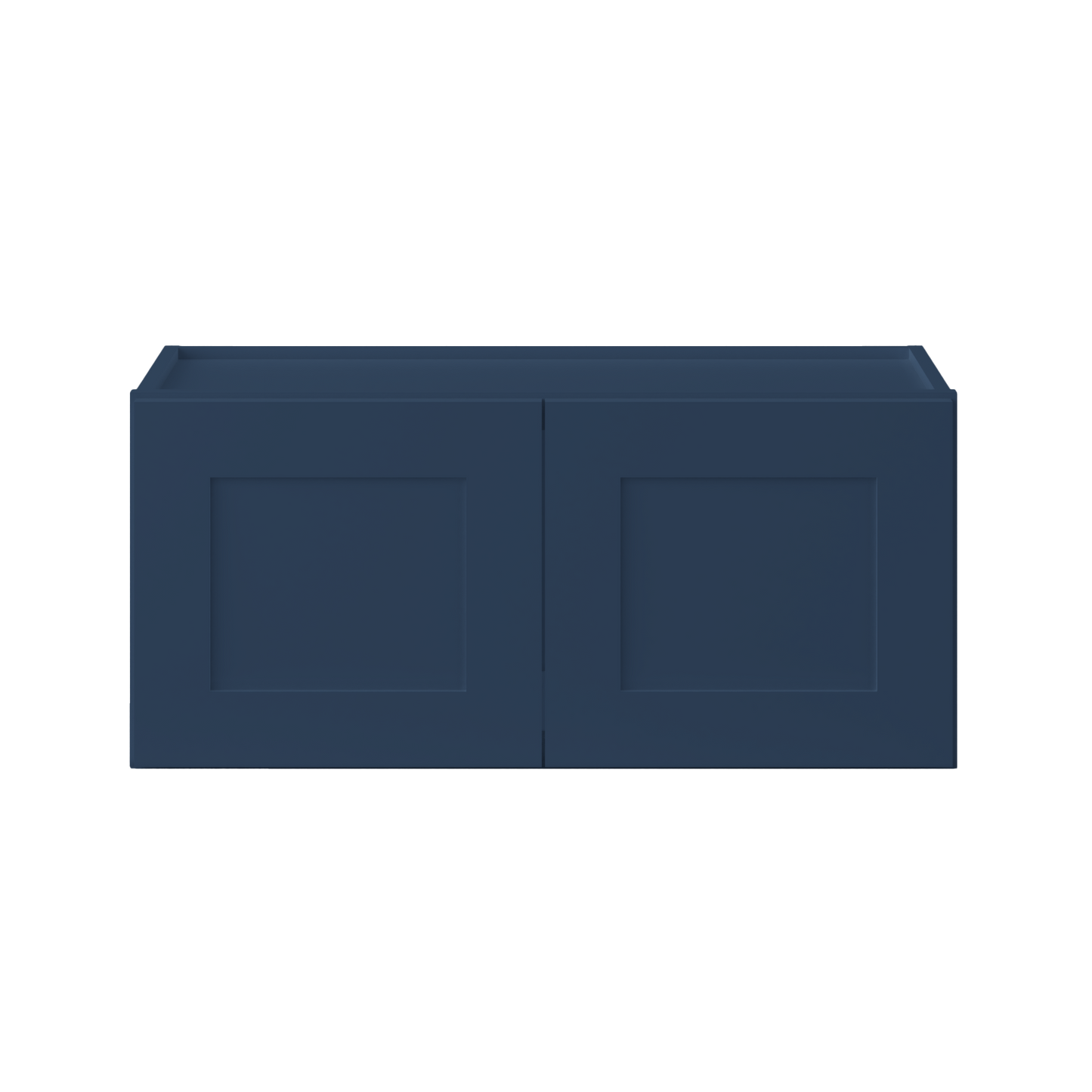 Wall Kitchen Cabinet W3315 Danbury Blue LessCare 33 in. width 15 in. height 12 in. depth - Kitchen Cabinets