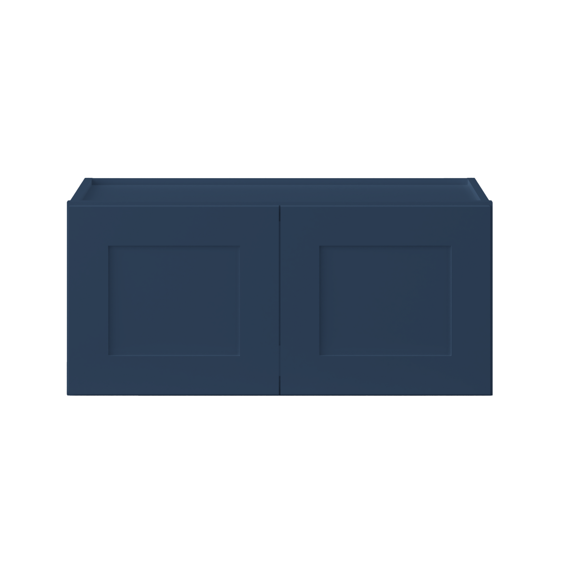 Wall Kitchen Cabinet W3315 Danbury Blue LessCare 33 in. width 15 in. height 12 in. depth - Kitchen Cabinets