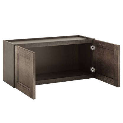 Wall Kitchen Cabinet W3315 Milan Slate 33 in. width 15 in. height 12 in. depth - Kitchen Cabinets
