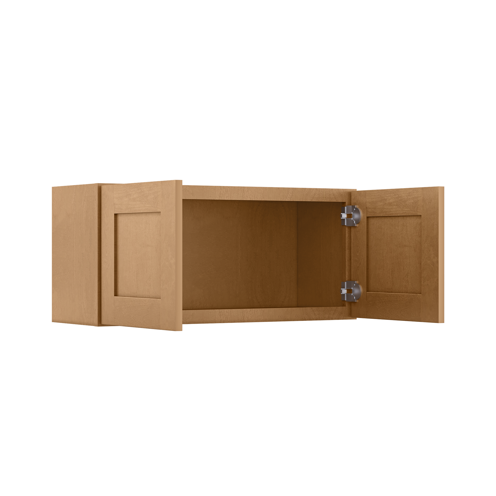 Wall Kitchen Cabinet W3315 Shaker Toffee LessCare 33 in. width 15 in. height 12 in. depth - Kitchen Cabinets