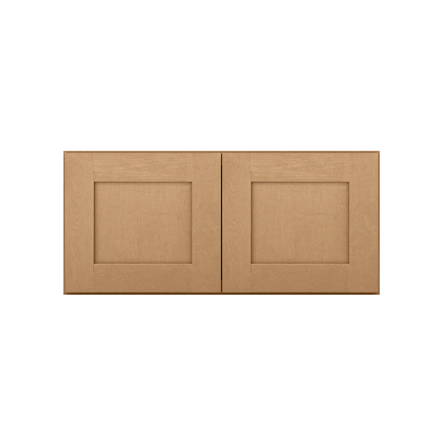 Wall Kitchen Cabinet W3315 Shaker Toffee LessCare 33 in. width 15 in. height 12 in. depth - Kitchen Cabinets