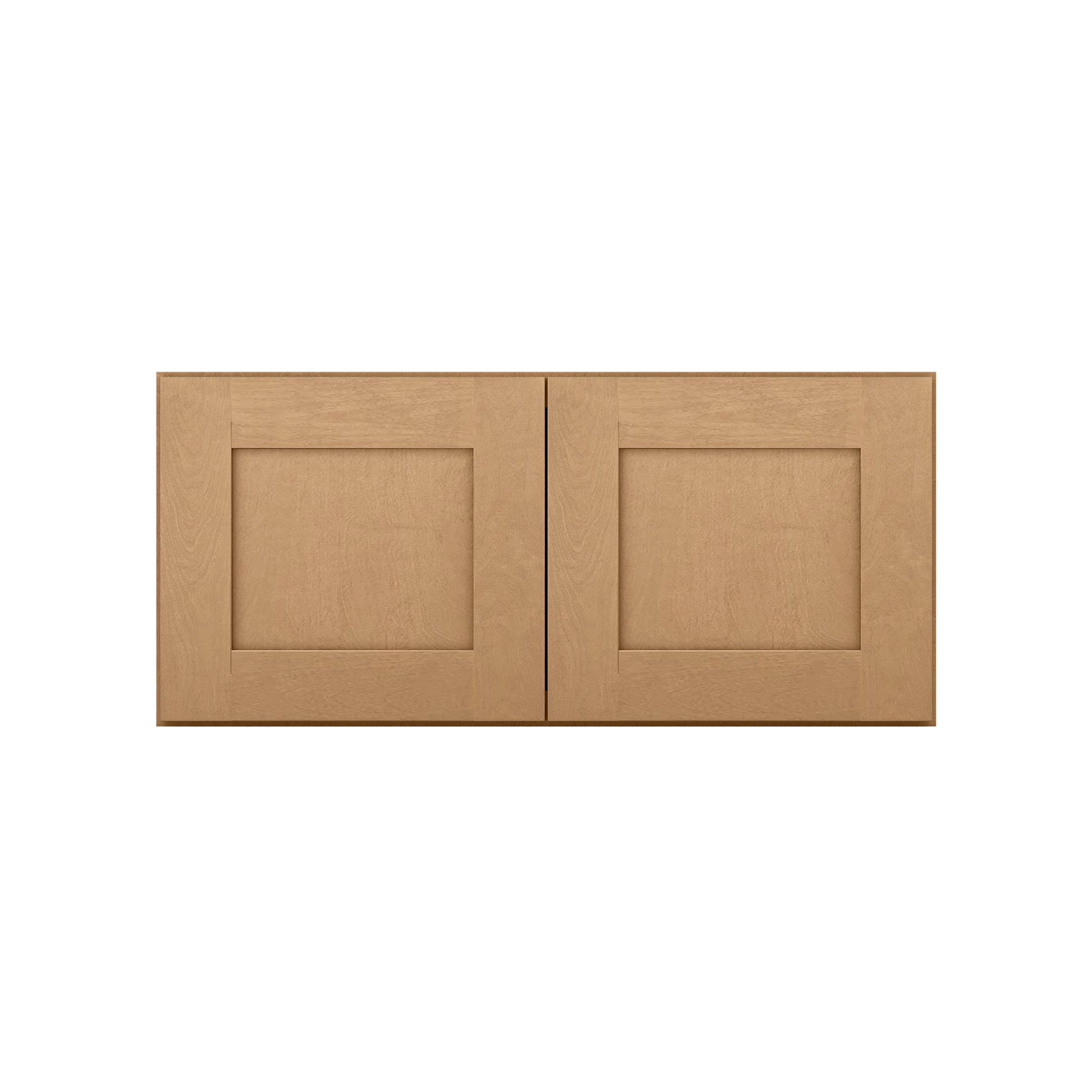 Wall Kitchen Cabinet W3315 Shaker Toffee LessCare 33 in. width 15 in. height 12 in. depth - Kitchen Cabinets