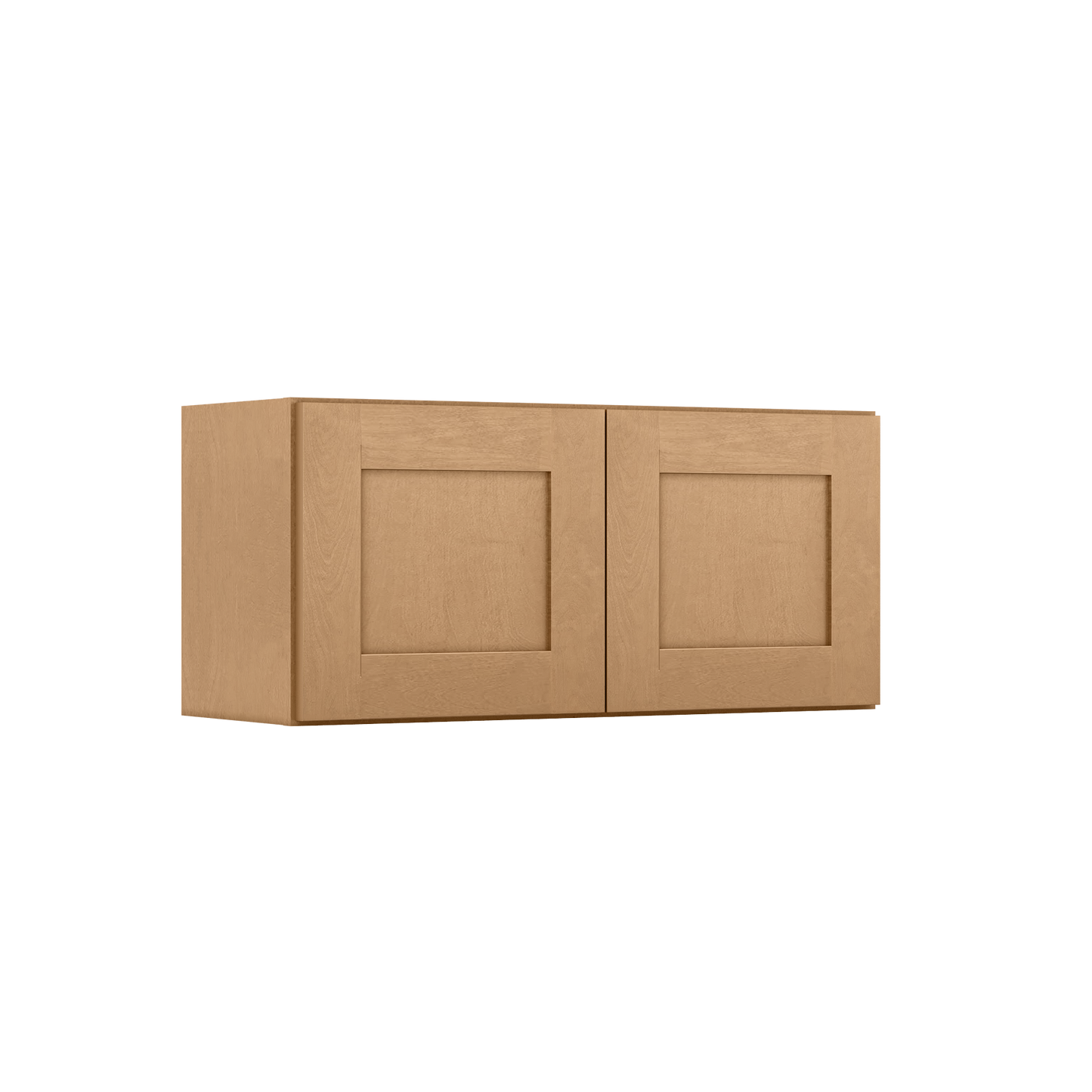 Wall Kitchen Cabinet W3315 Shaker Toffee LessCare 33 in. width 15 in. height 12 in. depth - Kitchen Cabinets