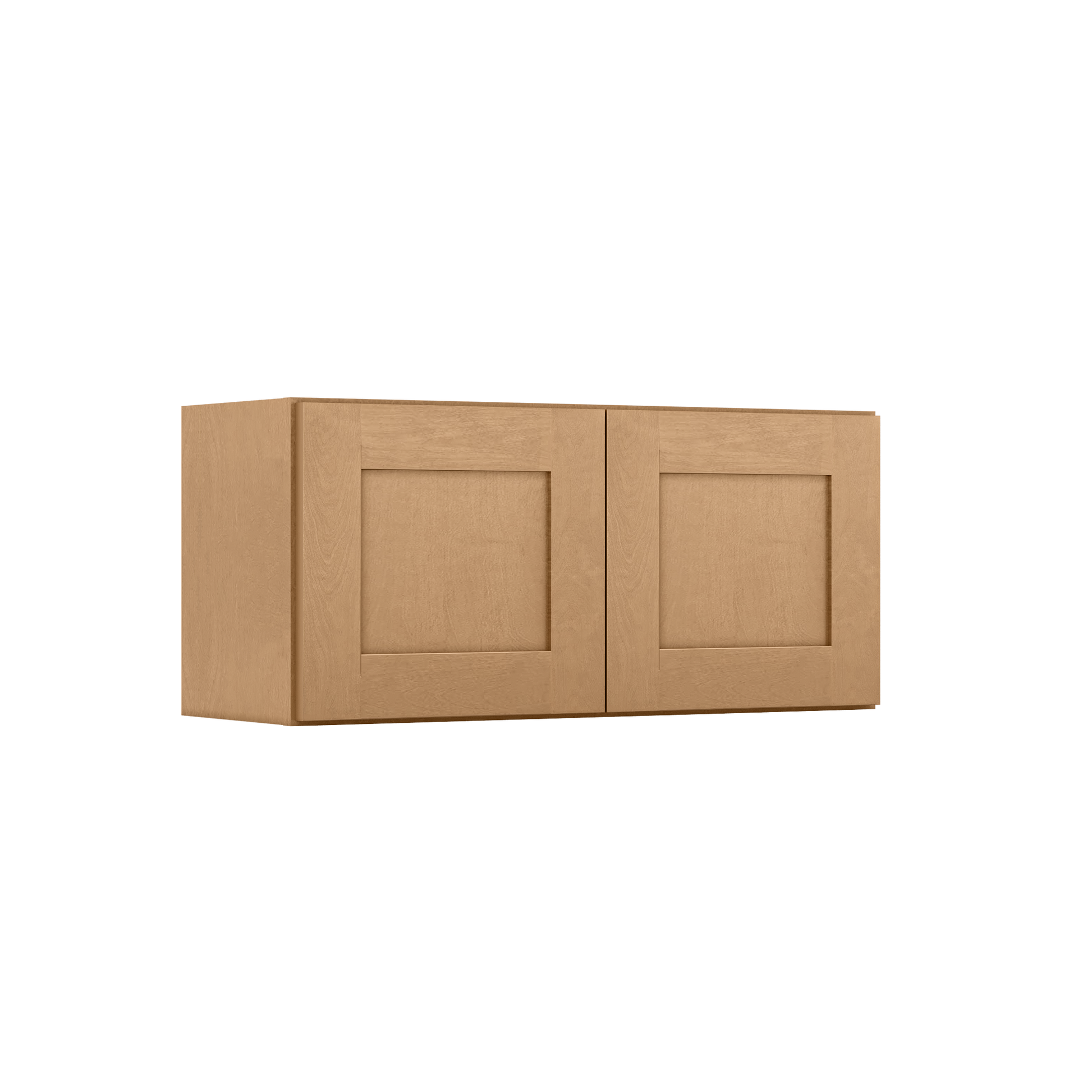 Wall Kitchen Cabinet W3315 Shaker Toffee LessCare 33 in. width 15 in. height 12 in. depth - Kitchen Cabinets