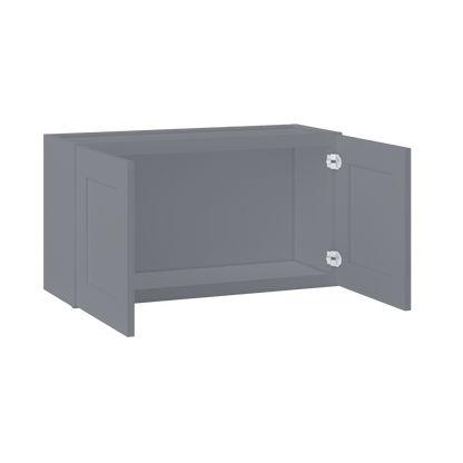 Wall Kitchen Cabinet W3318 Colonial Gray LessCare 33 in. width 18 in. height 12 in. depth - Kitchen Cabinets