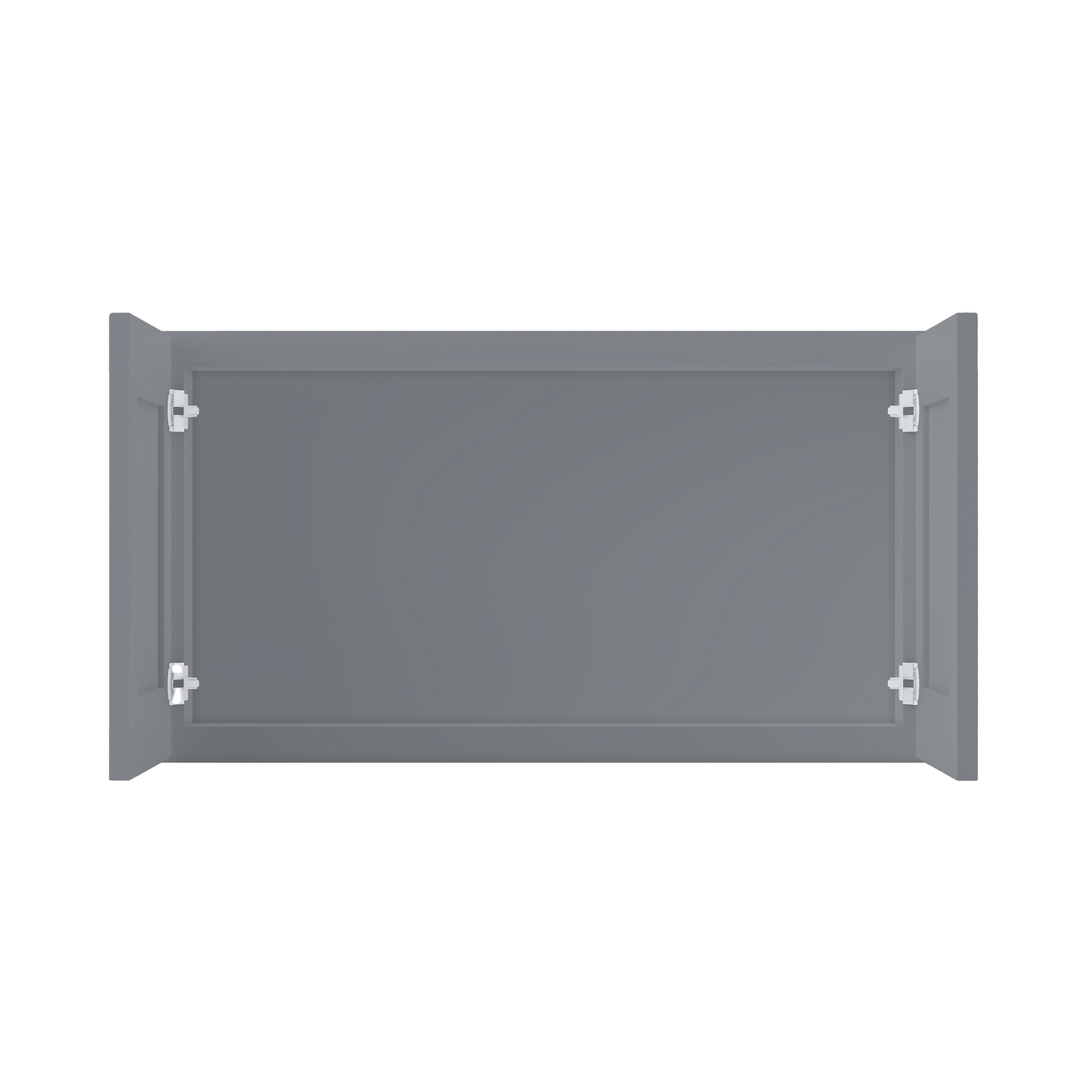 Wall Kitchen Cabinet W3318 Colonial Gray LessCare 33 in. width 18 in. height 12 in. depth - Kitchen Cabinets