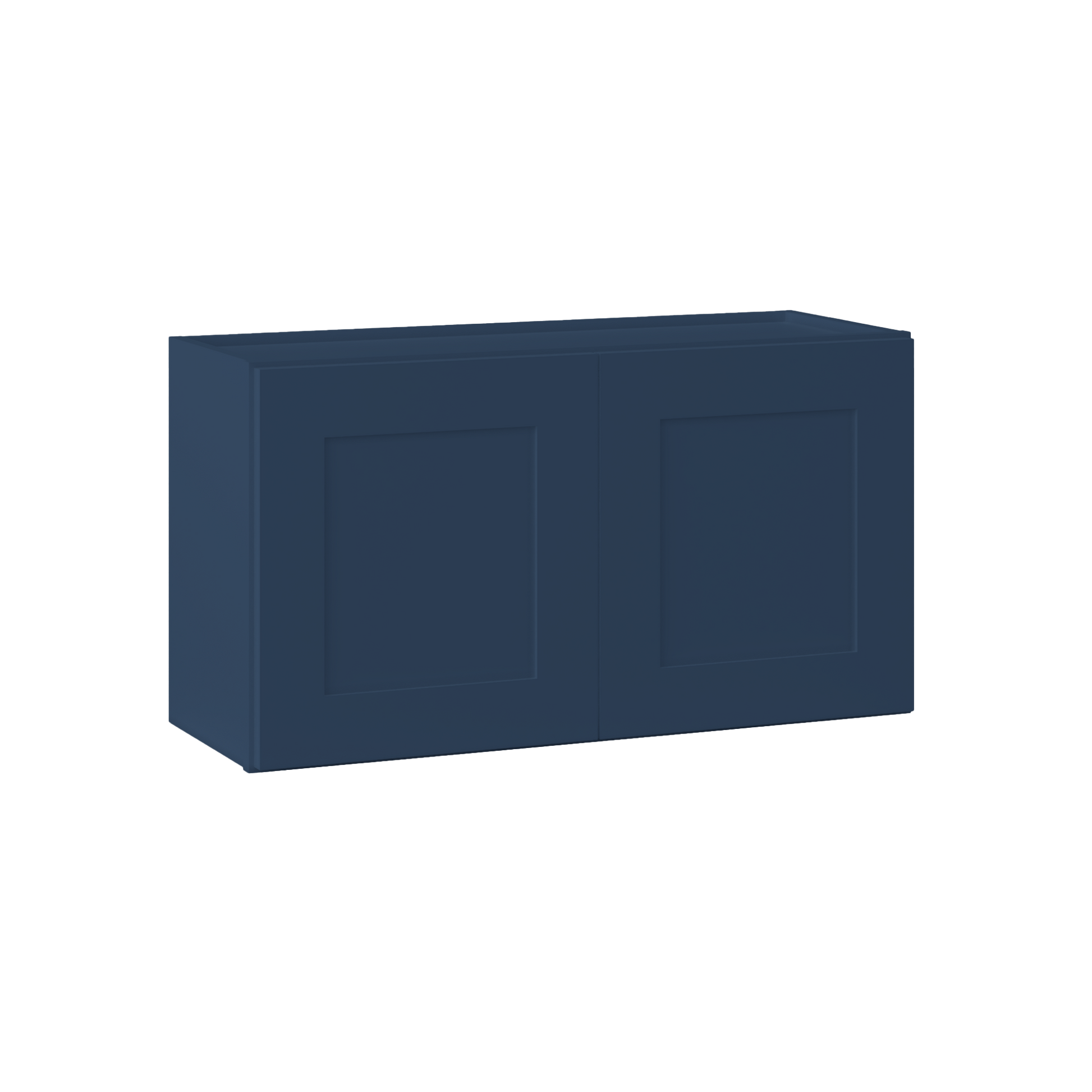 Wall Kitchen Cabinet W3318 Danbury Blue LessCare 33 in. width 18 in. height 12 in. depth - Kitchen Cabinets