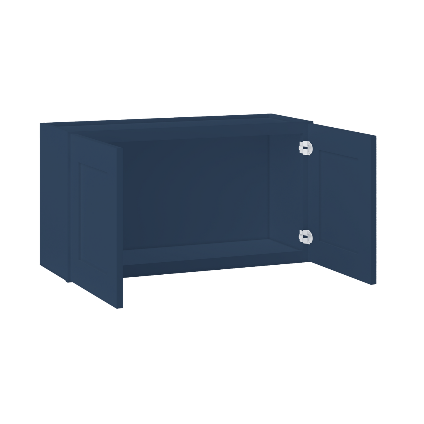 Wall Kitchen Cabinet W3318 Danbury Blue LessCare 33 in. width 18 in. height 12 in. depth - Kitchen Cabinets
