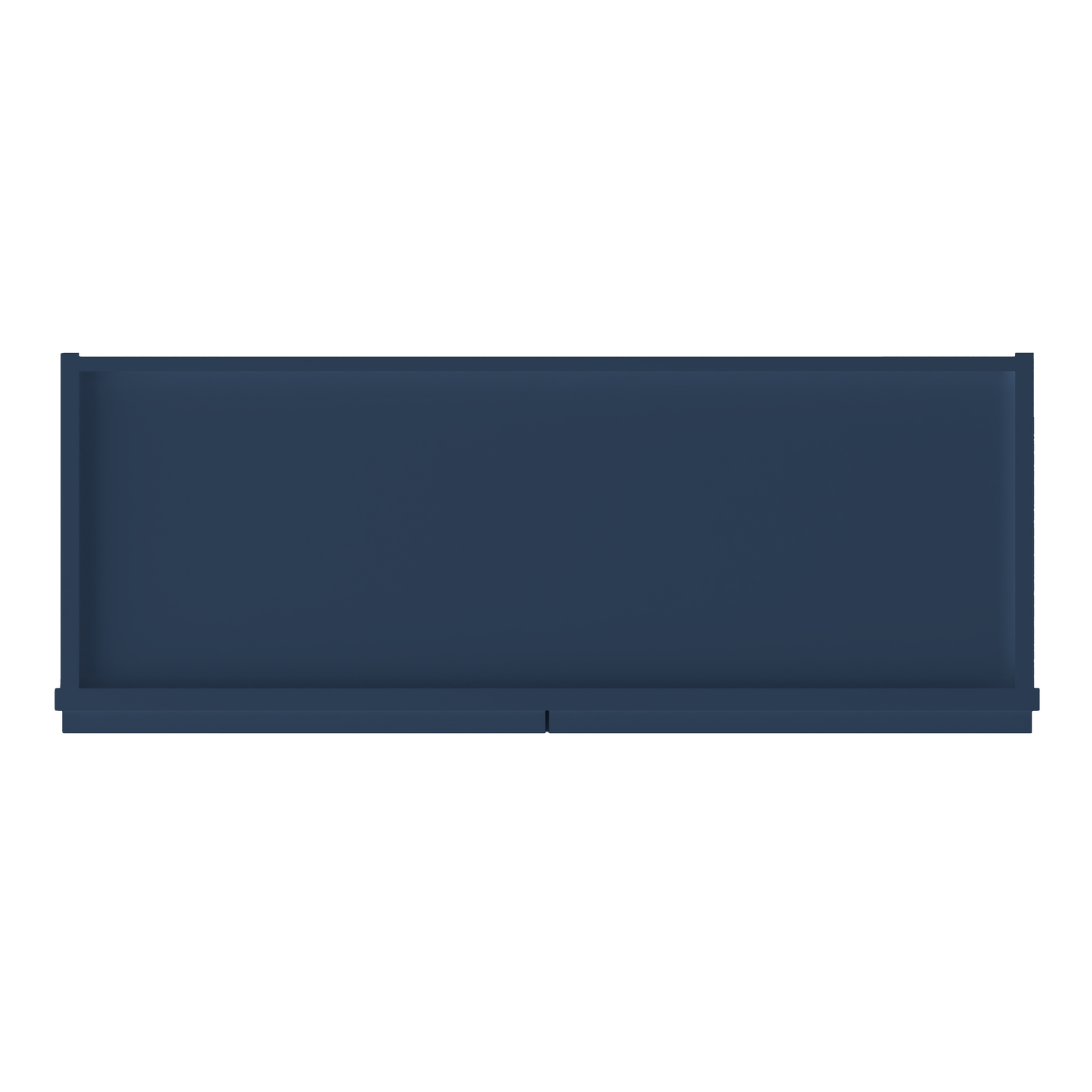 Wall Kitchen Cabinet W3318 Danbury Blue LessCare 33 in. width 18 in. height 12 in. depth - Kitchen Cabinets