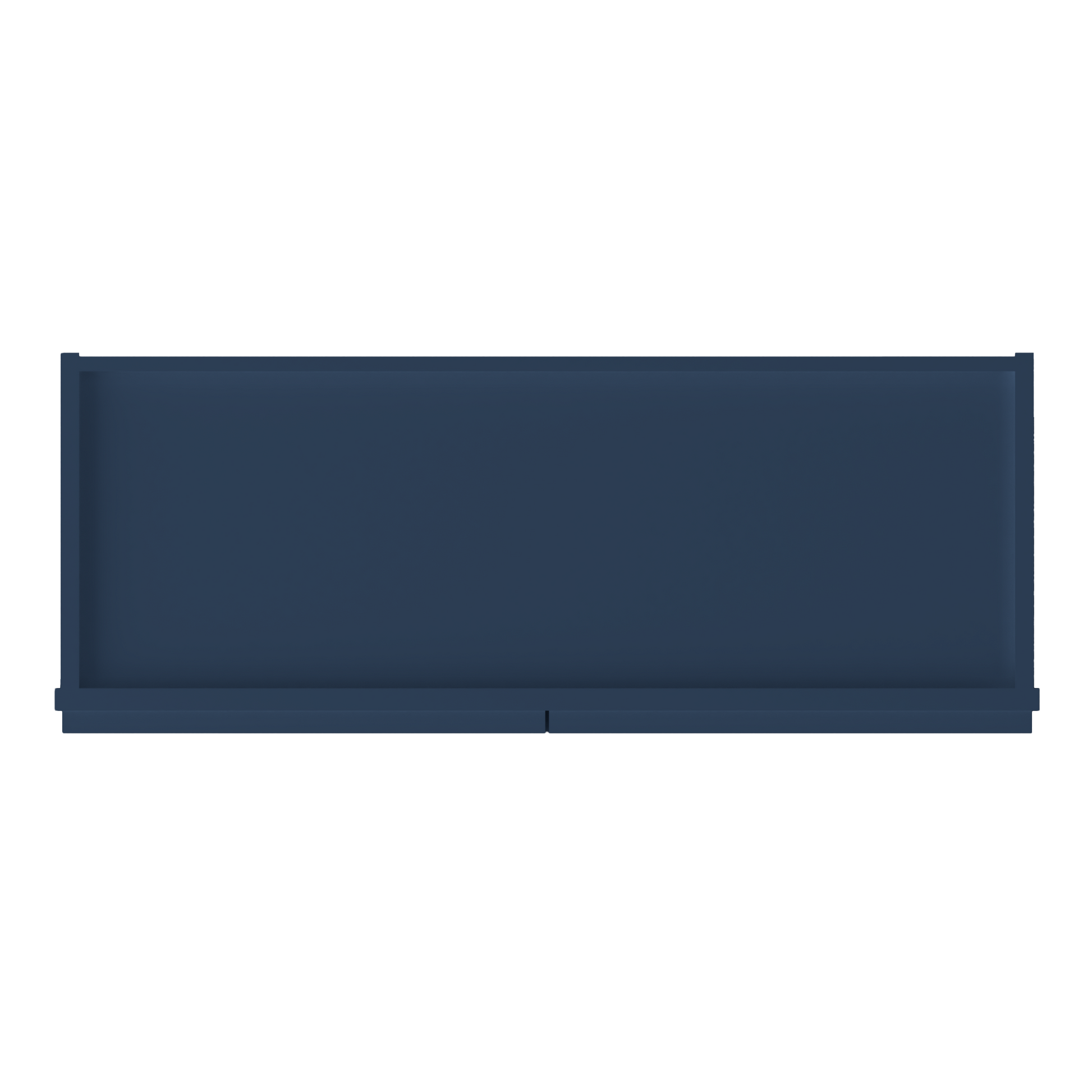 Wall Kitchen Cabinet W3318 Danbury Blue LessCare 33 in. width 18 in. height 12 in. depth - Kitchen Cabinets