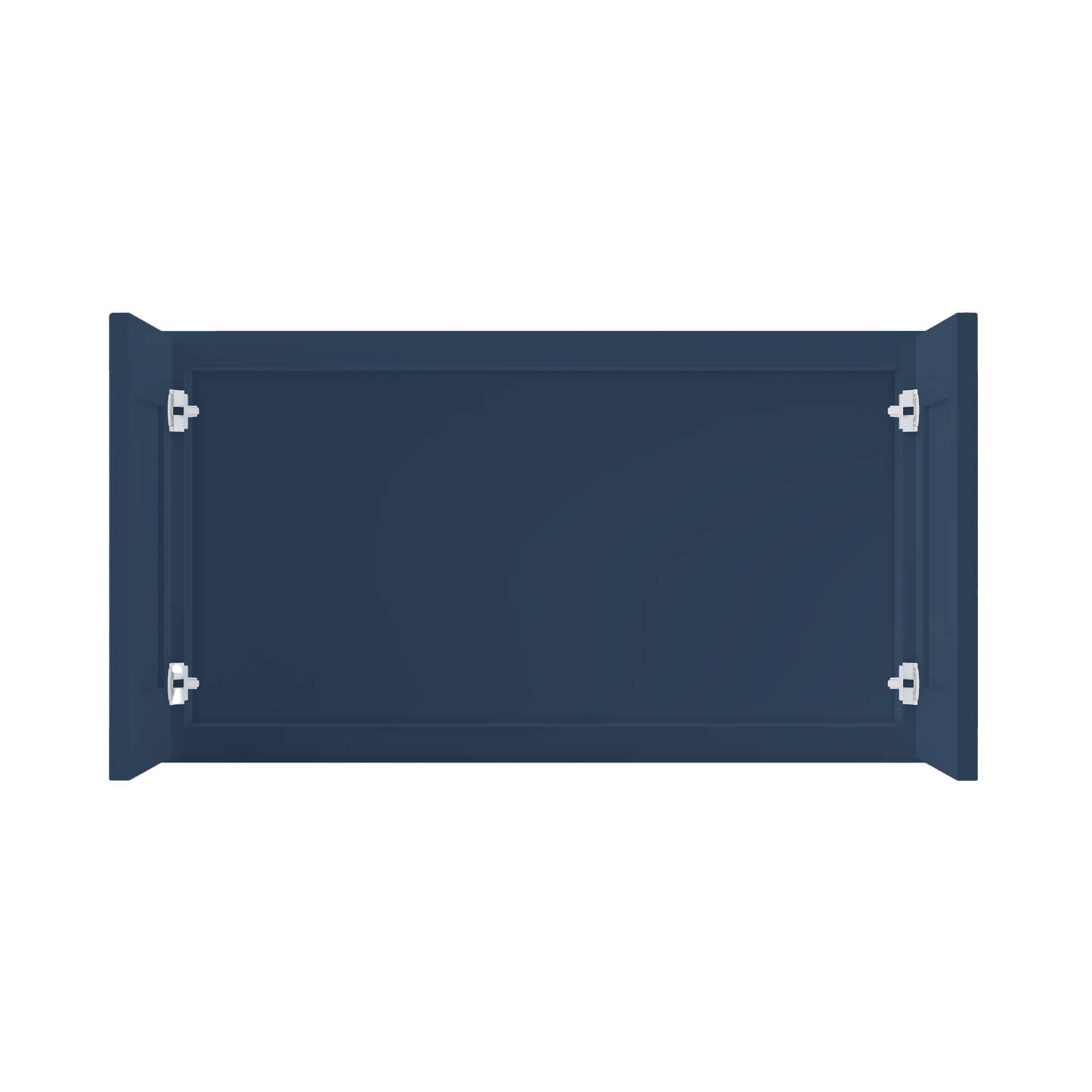 Wall Kitchen Cabinet W3318 Danbury Blue LessCare 33 in. width 18 in. height 12 in. depth - Kitchen Cabinets