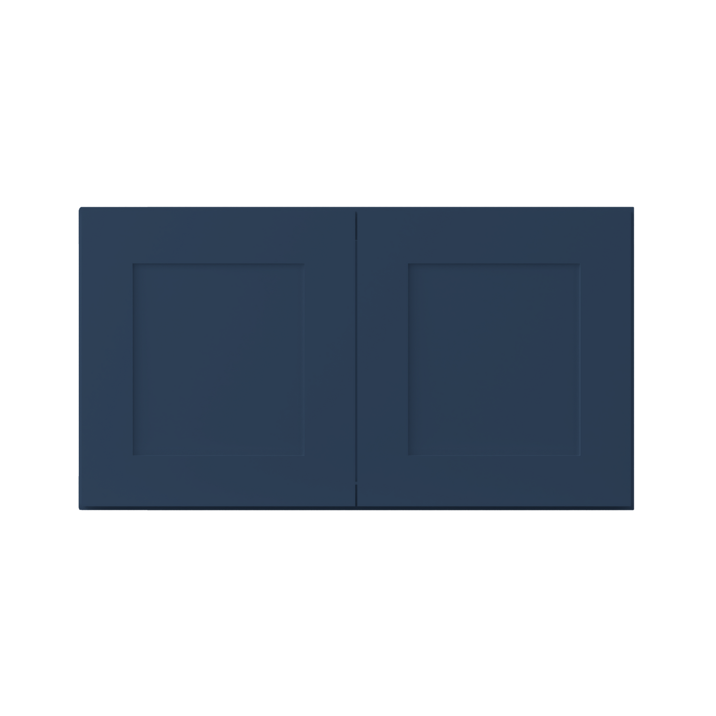 Wall Kitchen Cabinet W3318 Danbury Blue LessCare 33 in. width 18 in. height 12 in. depth - Kitchen Cabinets