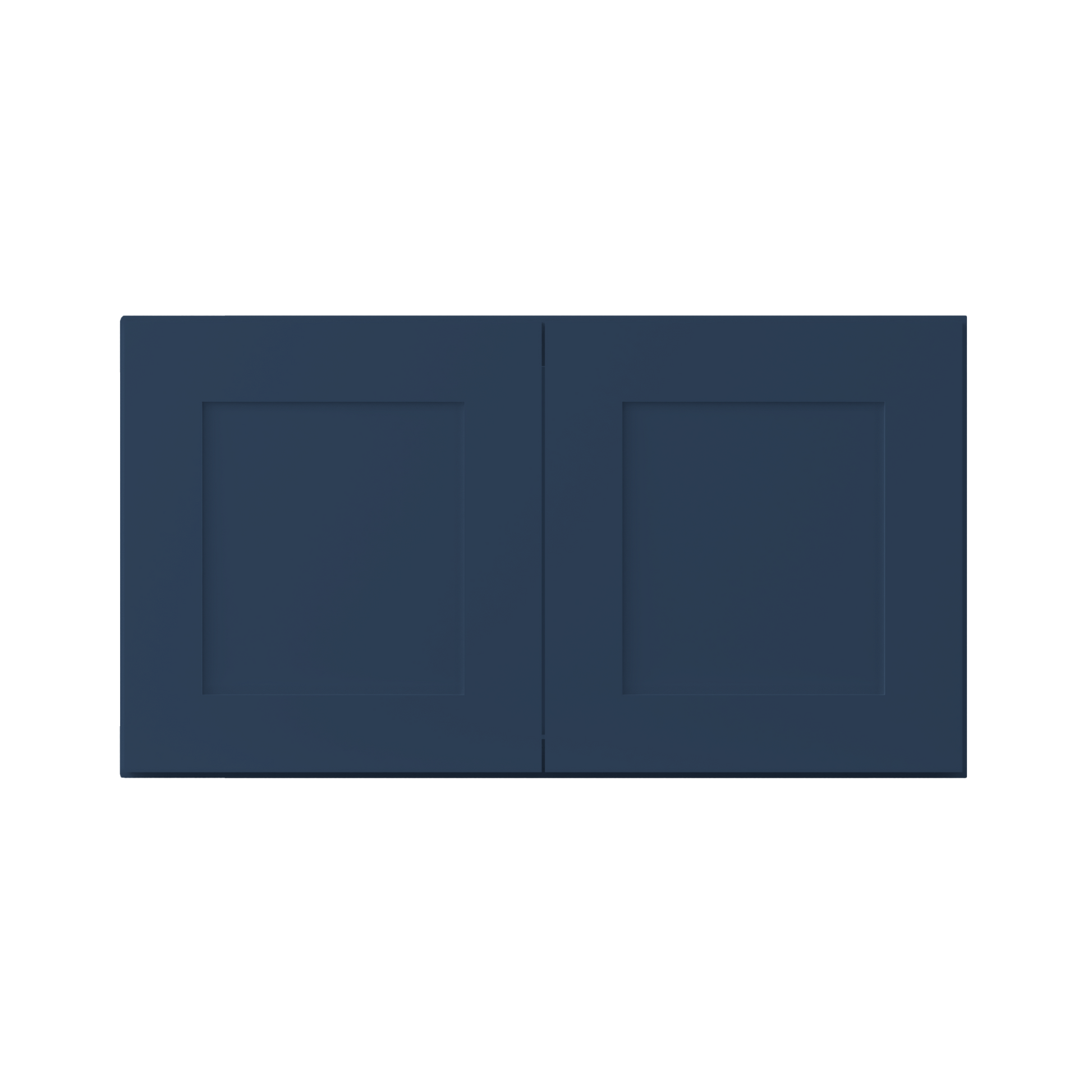 Wall Kitchen Cabinet W3318 Danbury Blue LessCare 33 in. width 18 in. height 12 in. depth - Kitchen Cabinets