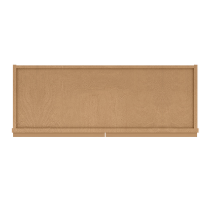 Wall Kitchen Cabinet W3318 Shaker Toffee LessCare 33 in. width 18 in. height 12 in. depth - Kitchen Cabinets