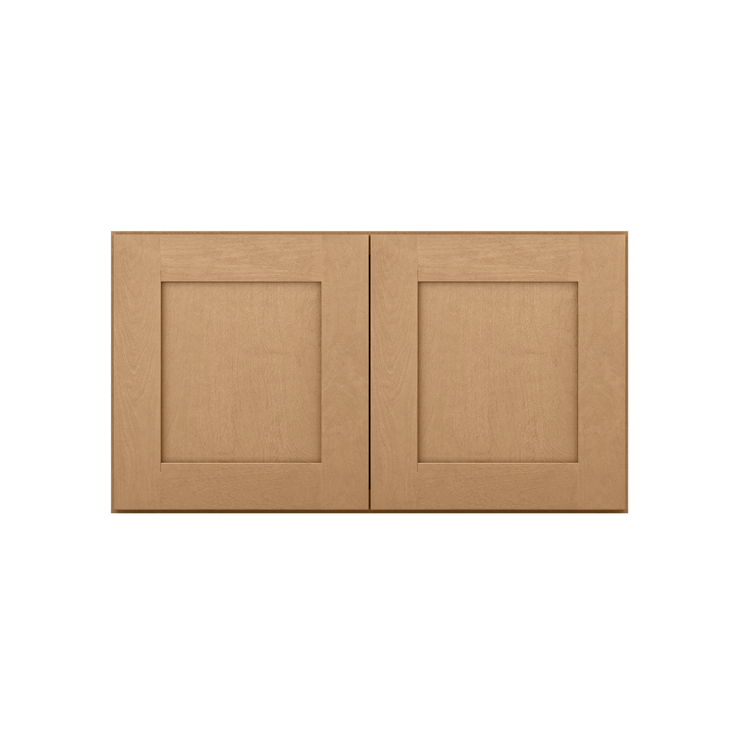Wall Kitchen Cabinet W3318 Shaker Toffee LessCare 33 in. width 18 in. height 12 in. depth - Kitchen Cabinets
