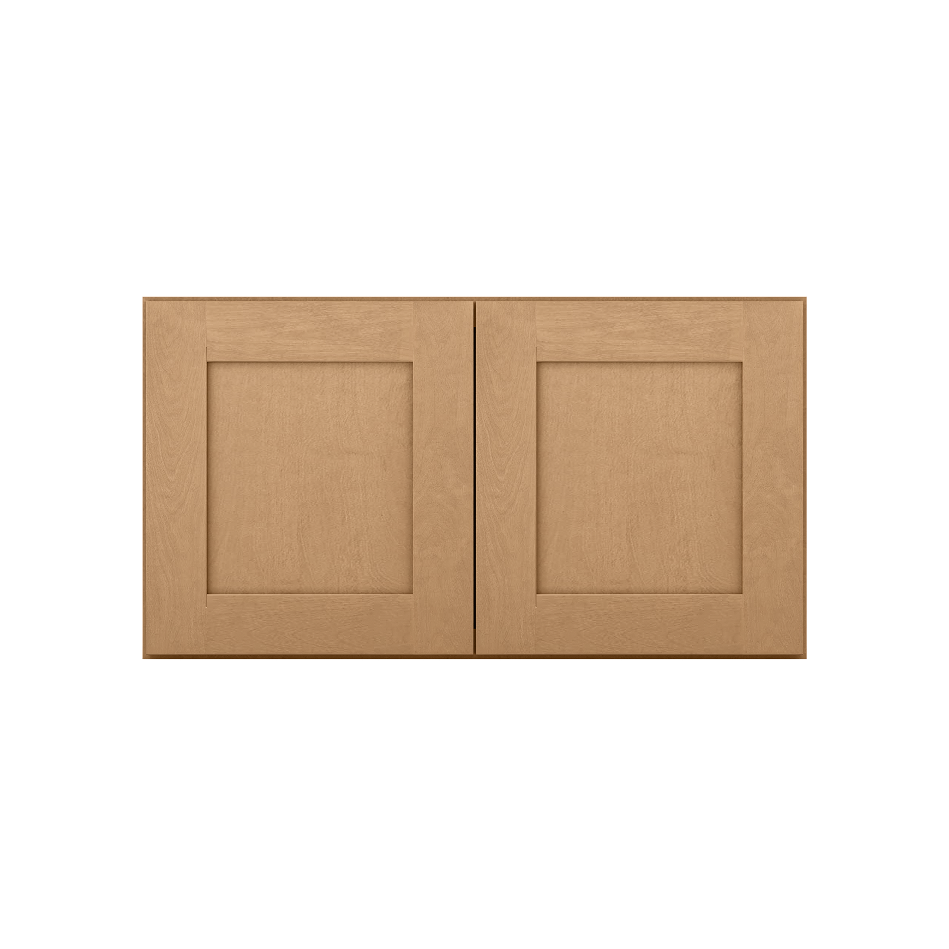 Wall Kitchen Cabinet W3318 Shaker Toffee LessCare 33 in. width 18 in. height 12 in. depth - Kitchen Cabinets
