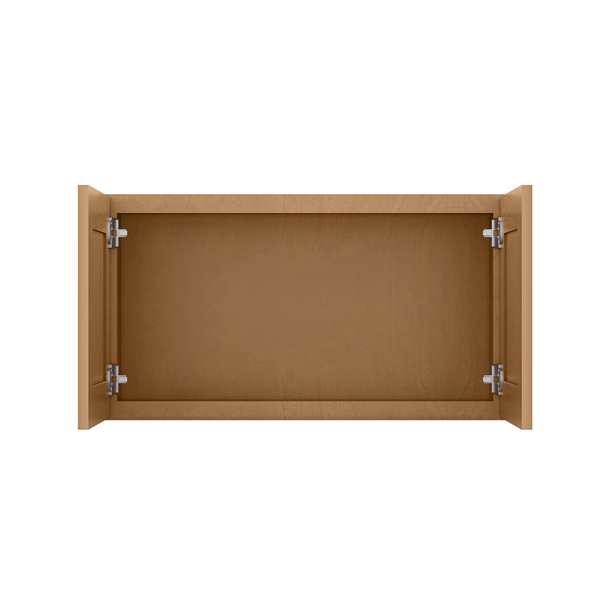 Wall Kitchen Cabinet W3318 Shaker Toffee LessCare 33 in. width 18 in. height 12 in. depth - Kitchen Cabinets