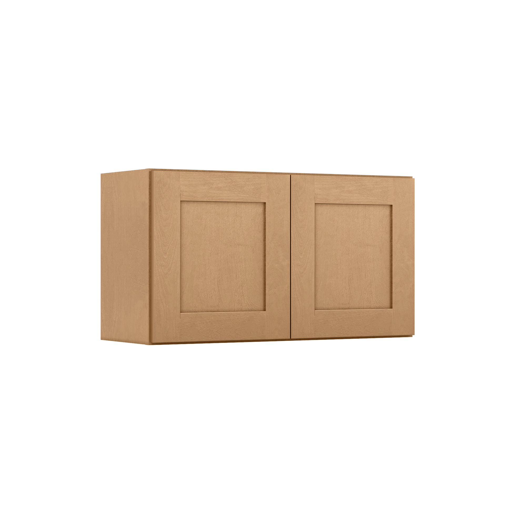 Wall Kitchen Cabinet W3318 Shaker Toffee LessCare 33 in. width 18 in. height 12 in. depth - Kitchen Cabinets