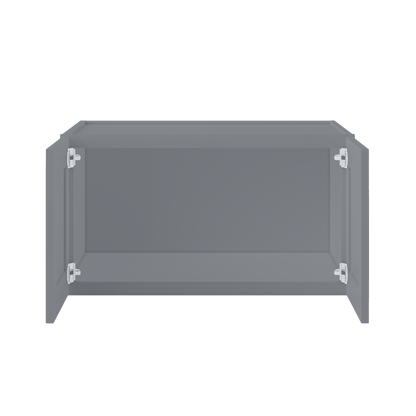 Wall Kitchen Cabinet W331824 Colonial Gray LessCare 33 in. width 18 in. height 24 in. depth - Kitchen Cabinets