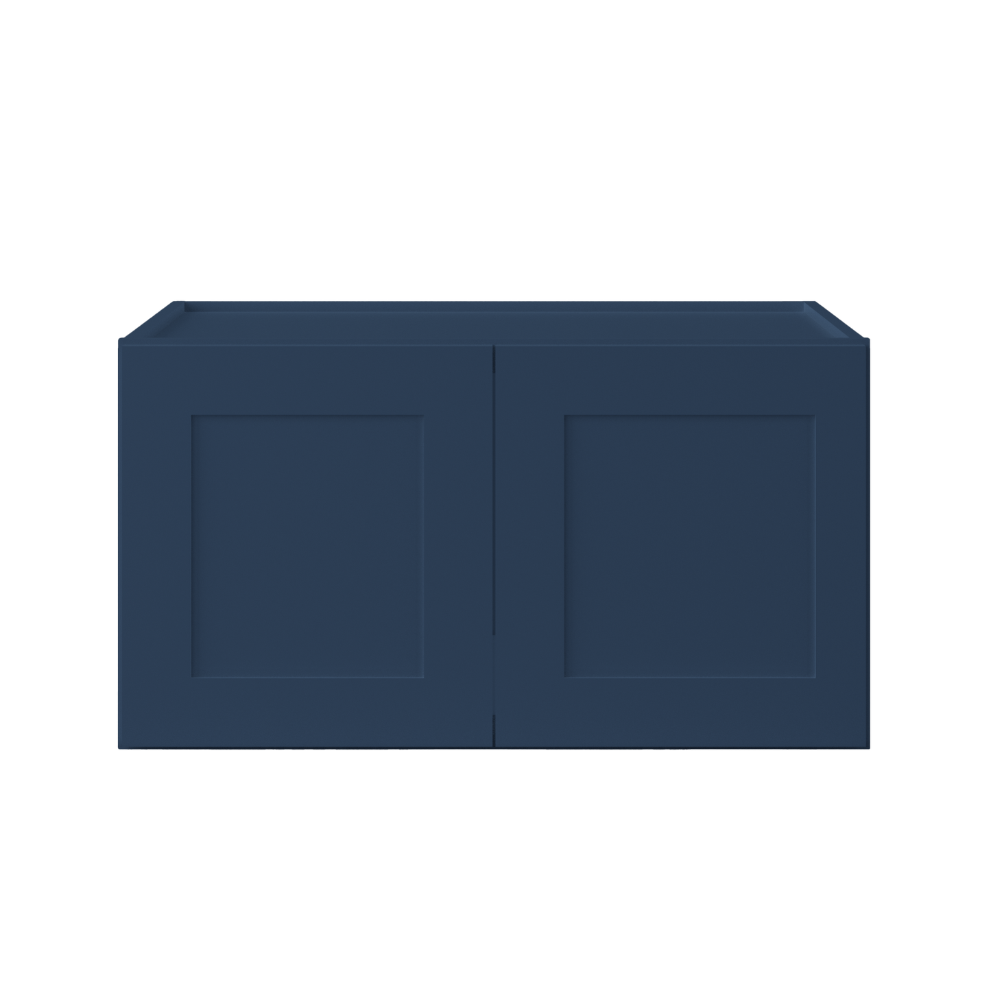 Wall Kitchen Cabinet W331824 Danbury Blue LessCare 33 in. width 18 in. height 24 in. depth - Kitchen Cabinets