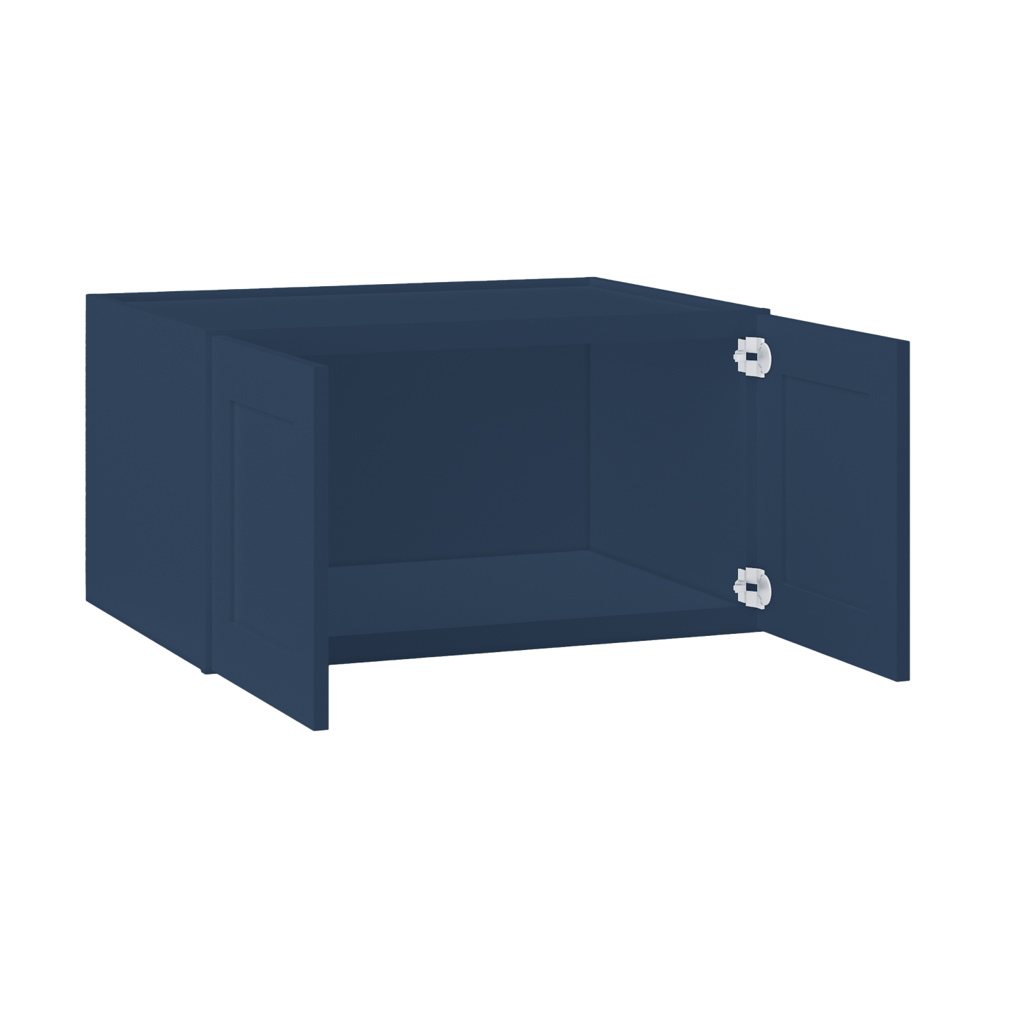 Wall Kitchen Cabinet W331824 Danbury Blue LessCare 33 in. width 18 in. height 24 in. depth - Kitchen Cabinets