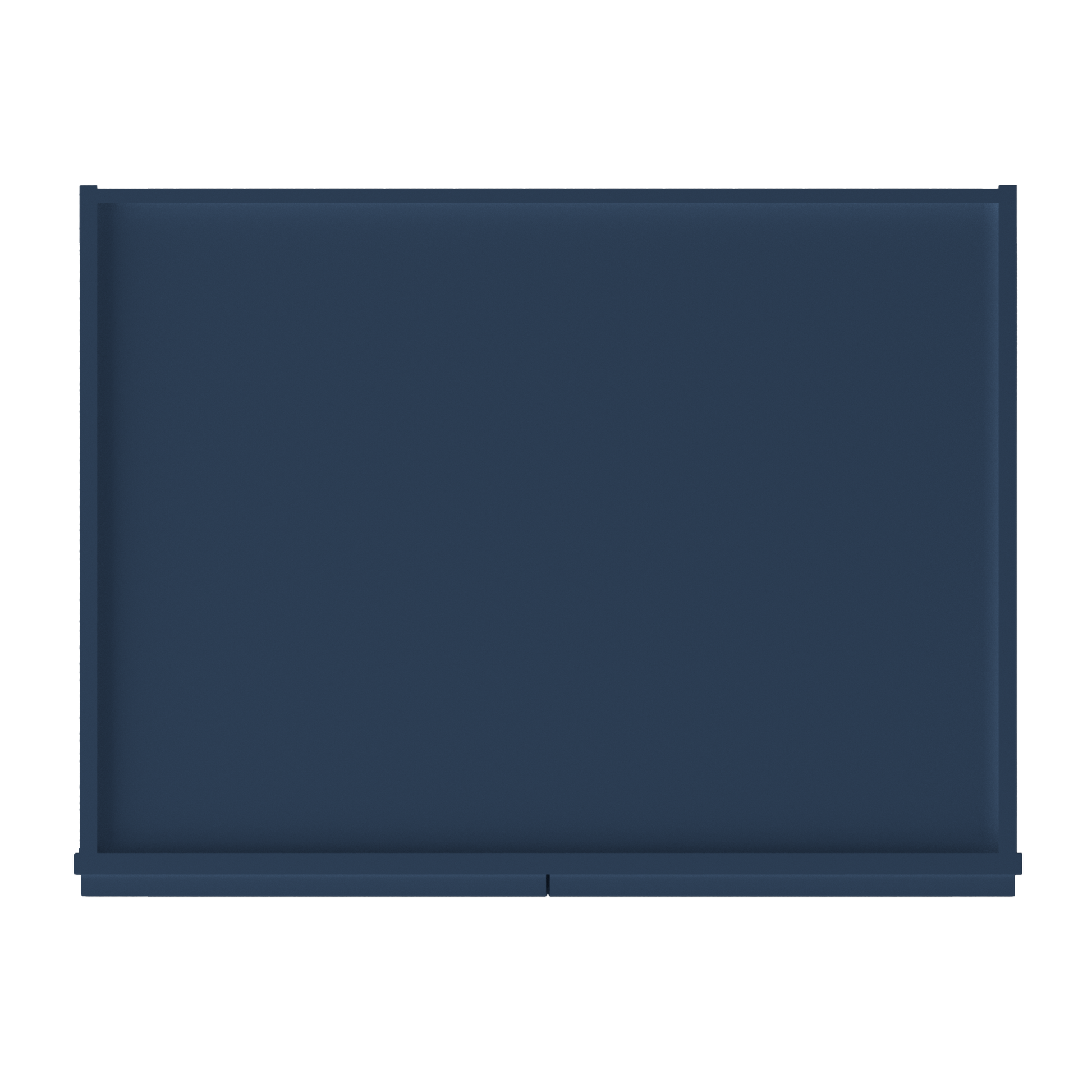 Wall Kitchen Cabinet W331824 Danbury Blue LessCare 33 in. width 18 in. height 24 in. depth - Kitchen Cabinets