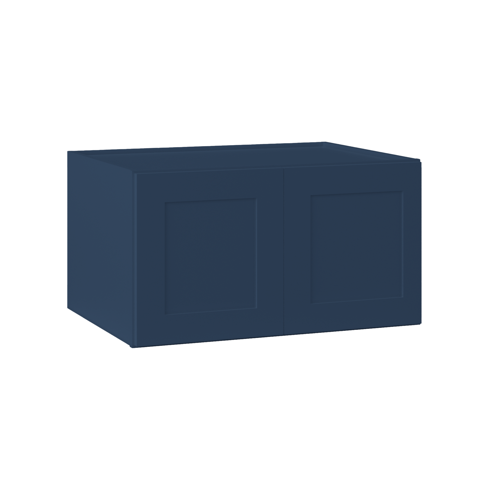 Wall Kitchen Cabinet W331824 Danbury Blue LessCare 33 in. width 18 in. height 24 in. depth - Kitchen Cabinets