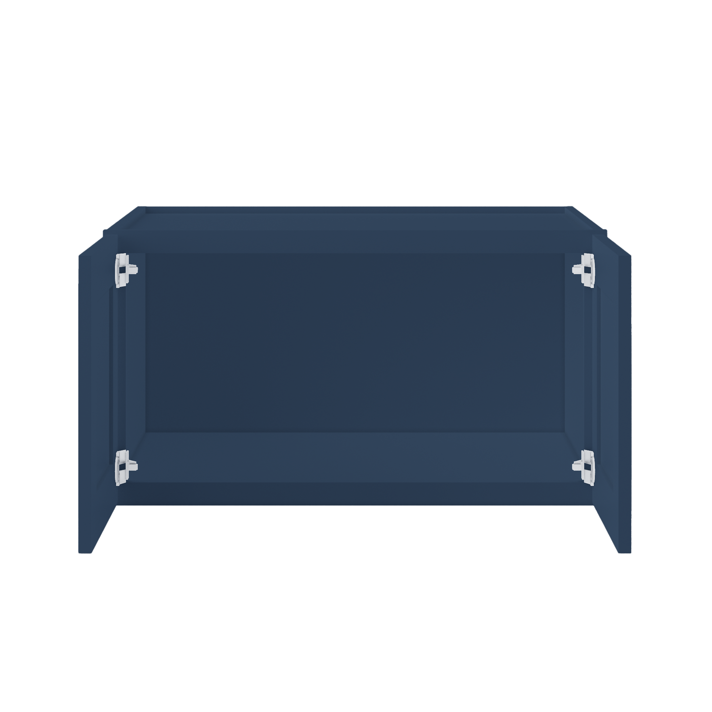 Wall Kitchen Cabinet W331824 Danbury Blue LessCare 33 in. width 18 in. height 24 in. depth - Kitchen Cabinets