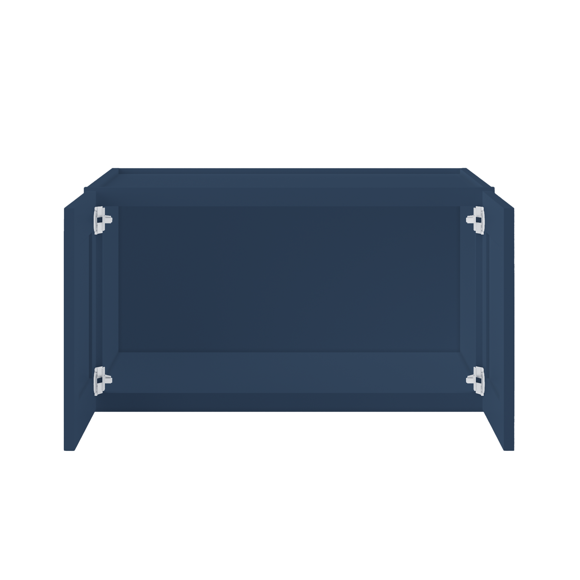 Wall Kitchen Cabinet W331824 Danbury Blue LessCare 33 in. width 18 in. height 24 in. depth - Kitchen Cabinets