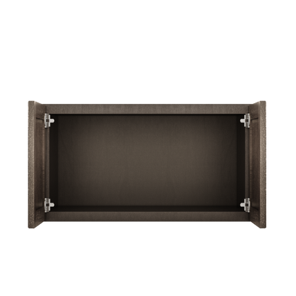 Wall Kitchen Cabinet W331824 Milan Slate LessCare 33 in. width 18 in. height 24 in. depth - Kitchen Cabinets