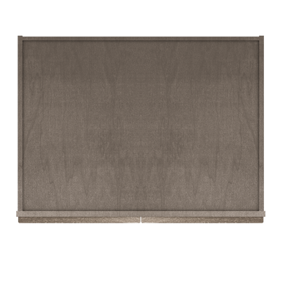 Wall Kitchen Cabinet W331824 Milan Slate LessCare 33 in. width 18 in. height 24 in. depth - Kitchen Cabinets