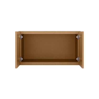 Wall Kitchen Cabinet W331824 Shaker Toffee LessCare 33 in. width 18 in. height 24 in. depth - Kitchen Cabinets