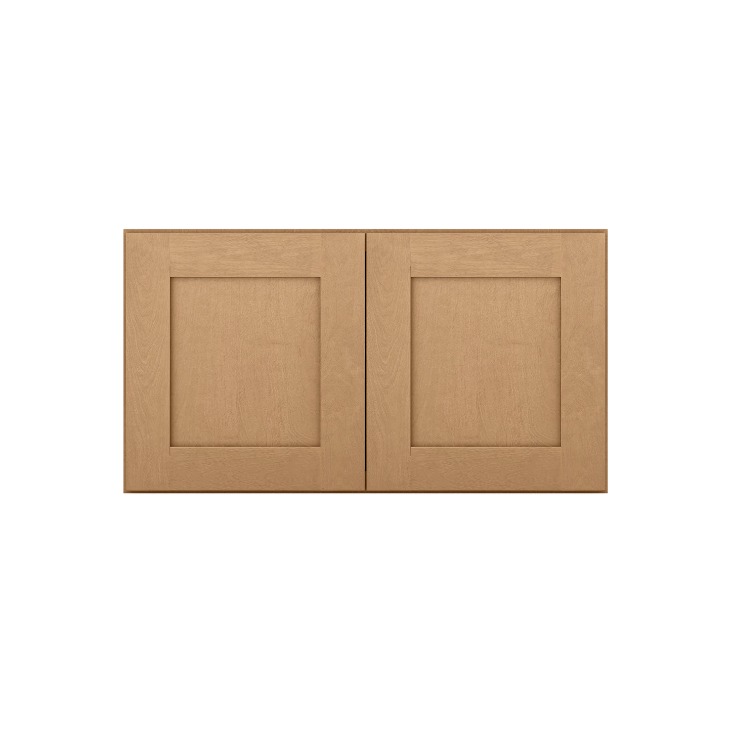 Wall Kitchen Cabinet W331824 Shaker Toffee LessCare 33 in. width 18 in. height 24 in. depth - Kitchen Cabinets