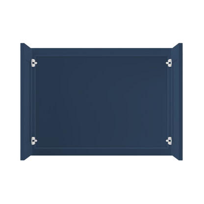 Wall Kitchen Cabinet W3324 Danbury Blue LessCare 33 in. width 24 in. height 12 in. depth - Kitchen Cabinets