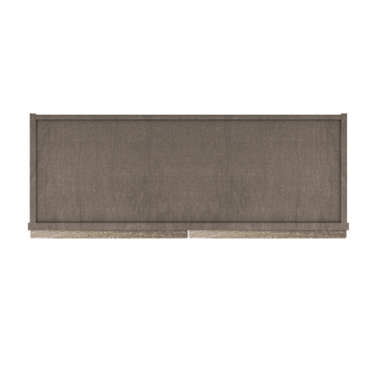 Wall Kitchen Cabinet W3324 Milan Slate 33 in. width 24 in. height 12 in. depth - Kitchen Cabinets