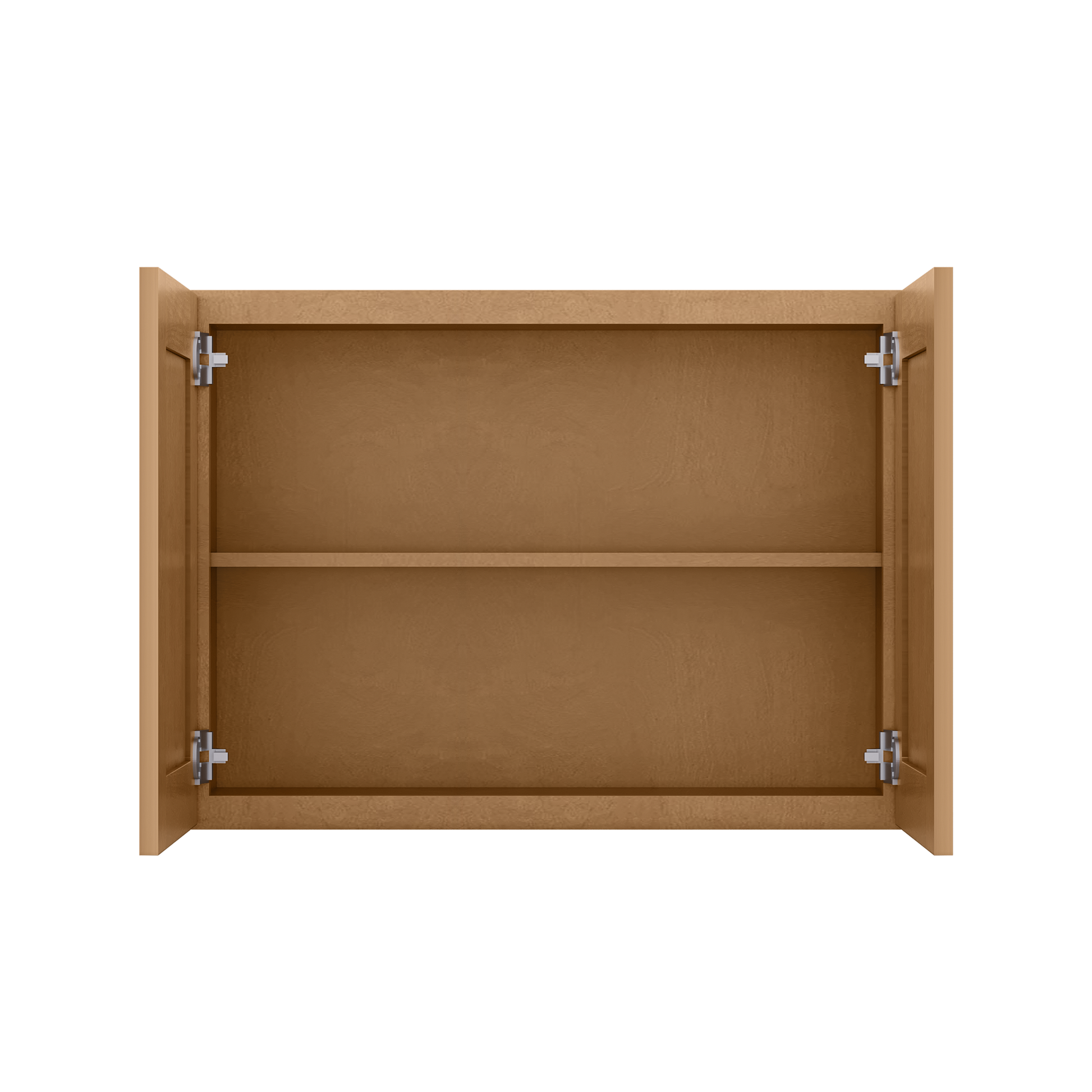 Wall Kitchen Cabinet W3324 Shaker Toffee LessCare 33 in. width 24 in. height 12 in. depth - Kitchen Cabinets