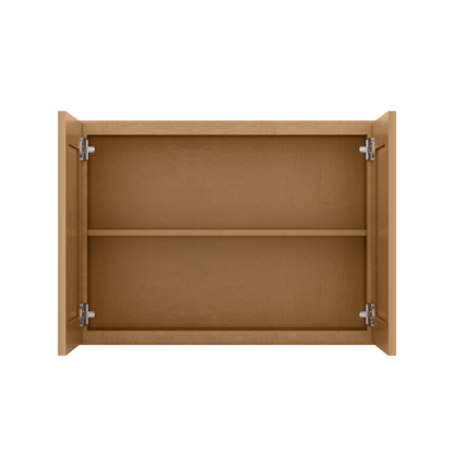 Wall Kitchen Cabinet W3324 Shaker Toffee LessCare 33 in. width 24 in. height 12 in. depth - Kitchen Cabinets