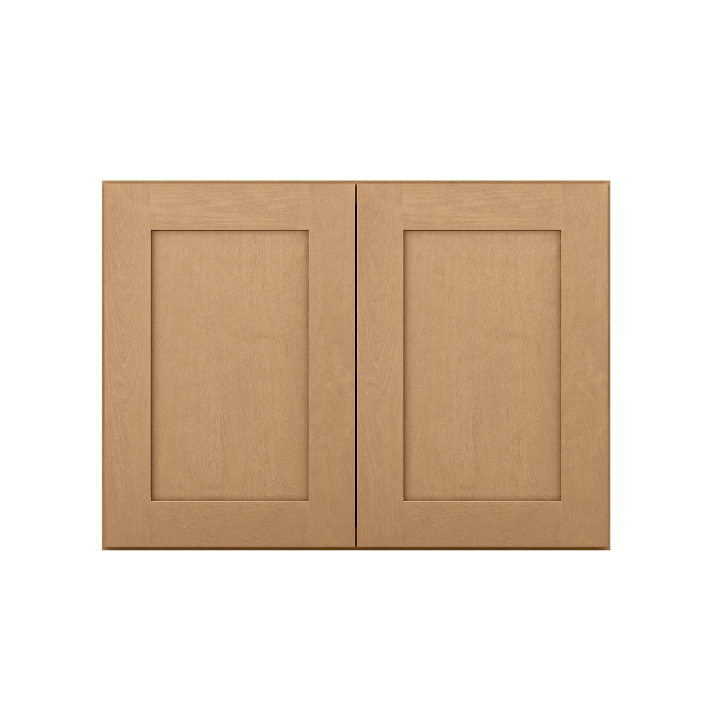 Wall Kitchen Cabinet W3324 Shaker Toffee LessCare 33 in. width 24 in. height 12 in. depth - Kitchen Cabinets