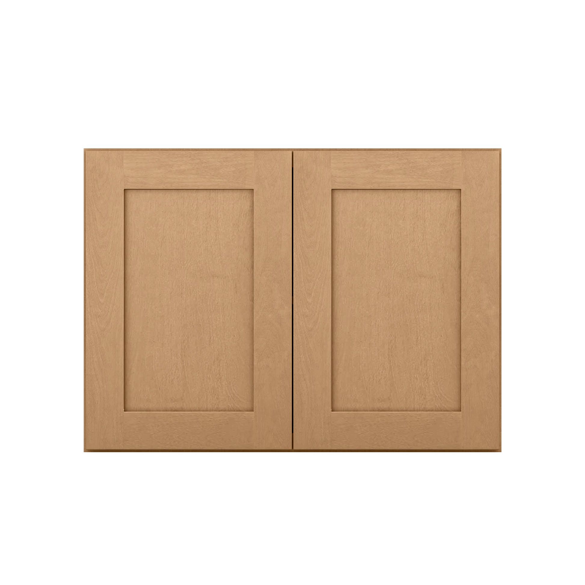 Wall Kitchen Cabinet W3324 Shaker Toffee LessCare 33 in. width 24 in. height 12 in. depth - Kitchen Cabinets