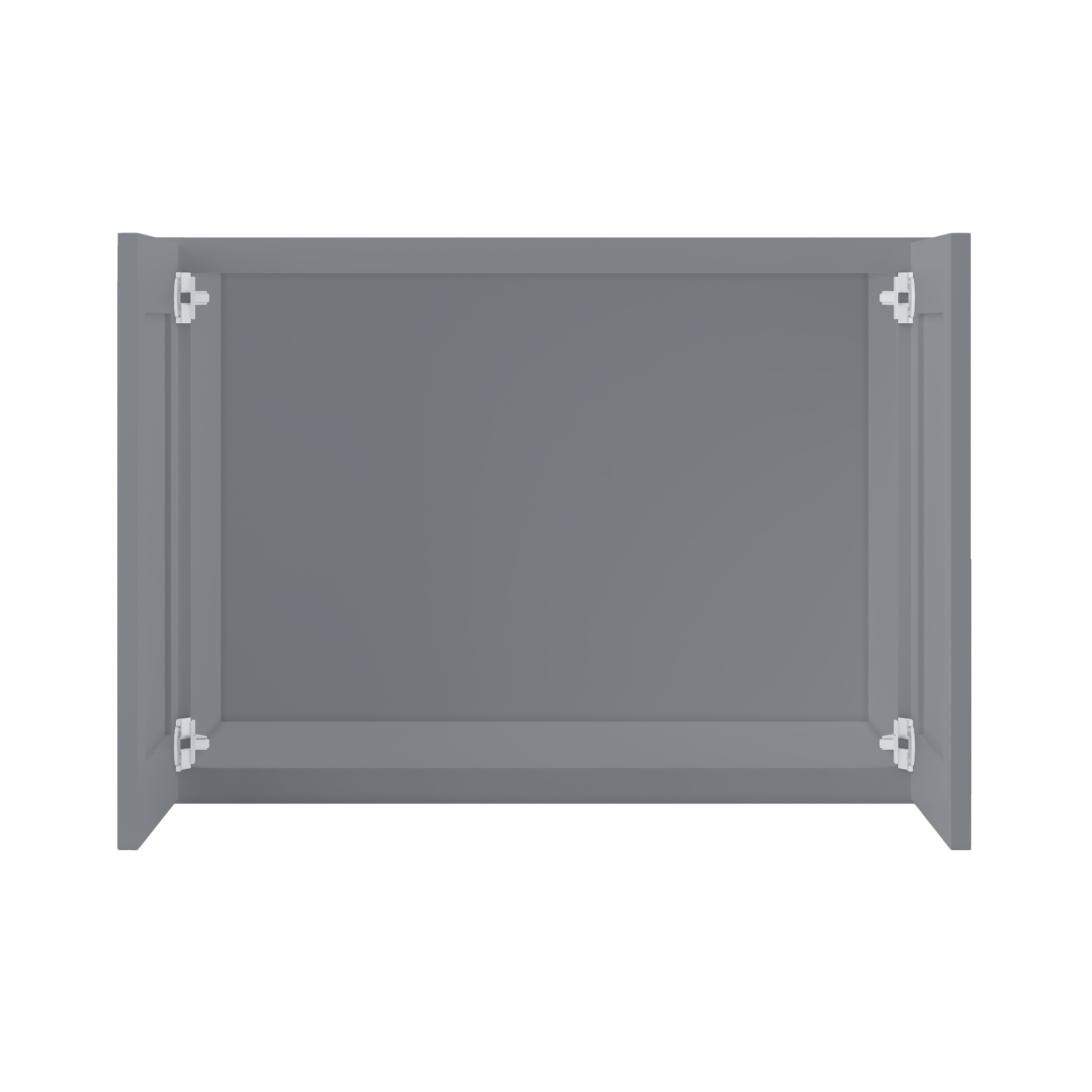 Wall Kitchen Cabinet W332424 Colonial Gray LessCare 33 in. width 24 in. height 24 in. depth - Kitchen Cabinets