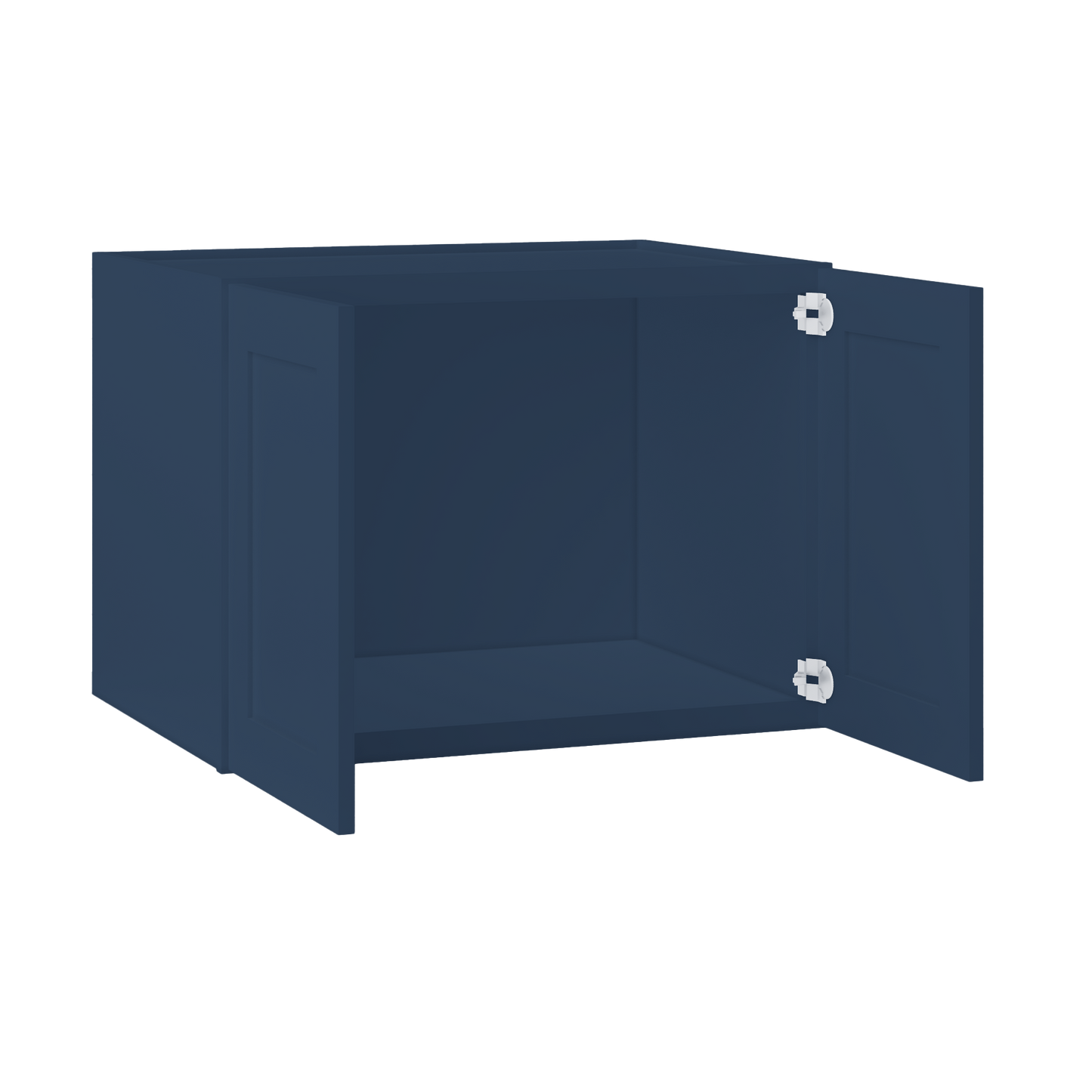 Wall Kitchen Cabinet W332424 Danbury Blue LessCare 33 in. width 24 in. height 24 in. depth - Kitchen Cabinets