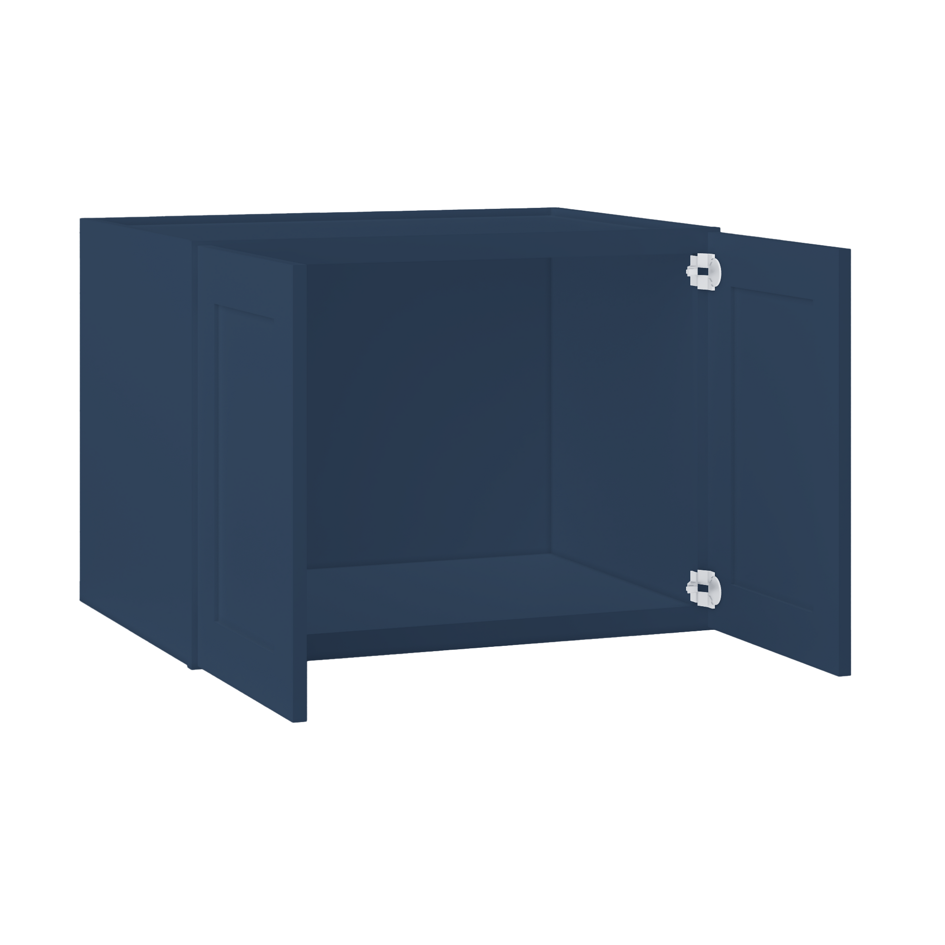 Wall Kitchen Cabinet W332424 Danbury Blue LessCare 33 in. width 24 in. height 24 in. depth - Kitchen Cabinets