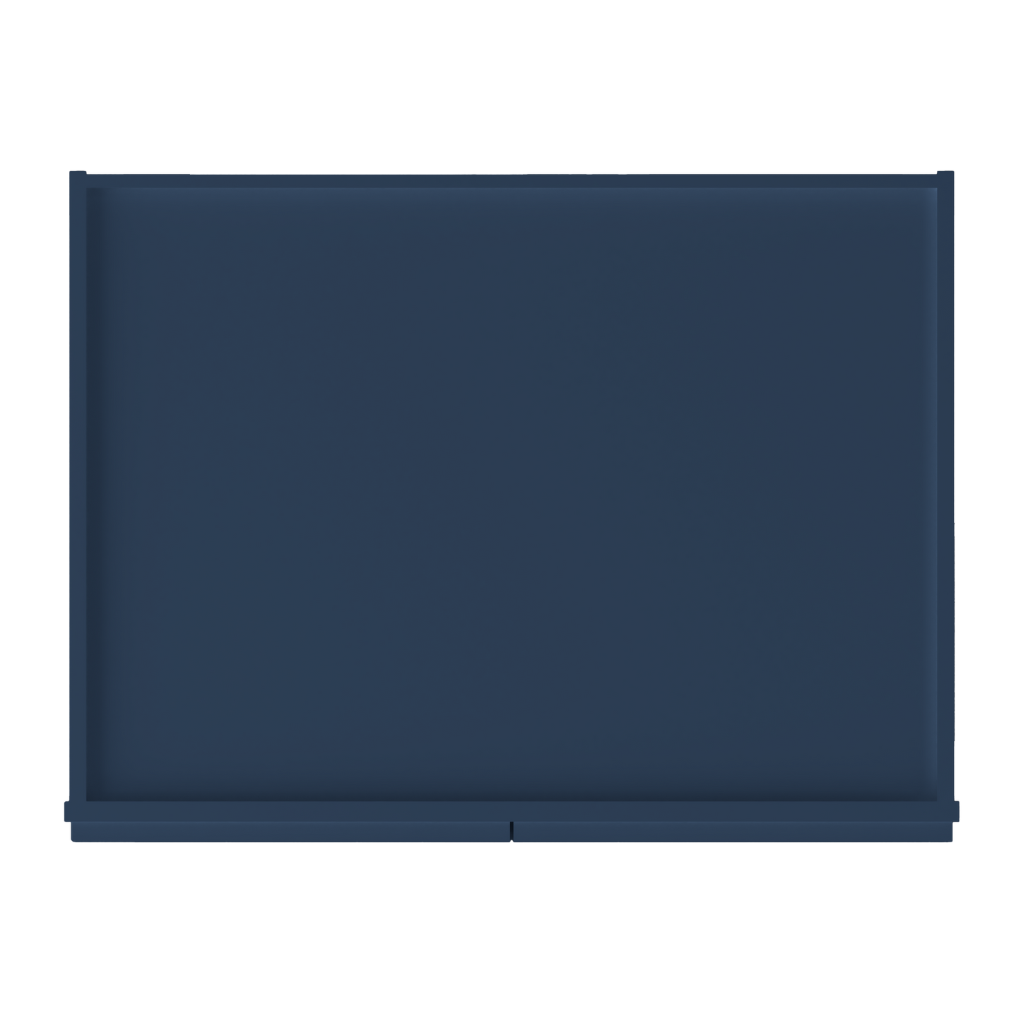 Wall Kitchen Cabinet W332424 Danbury Blue LessCare 33 in. width 24 in. height 24 in. depth - Kitchen Cabinets