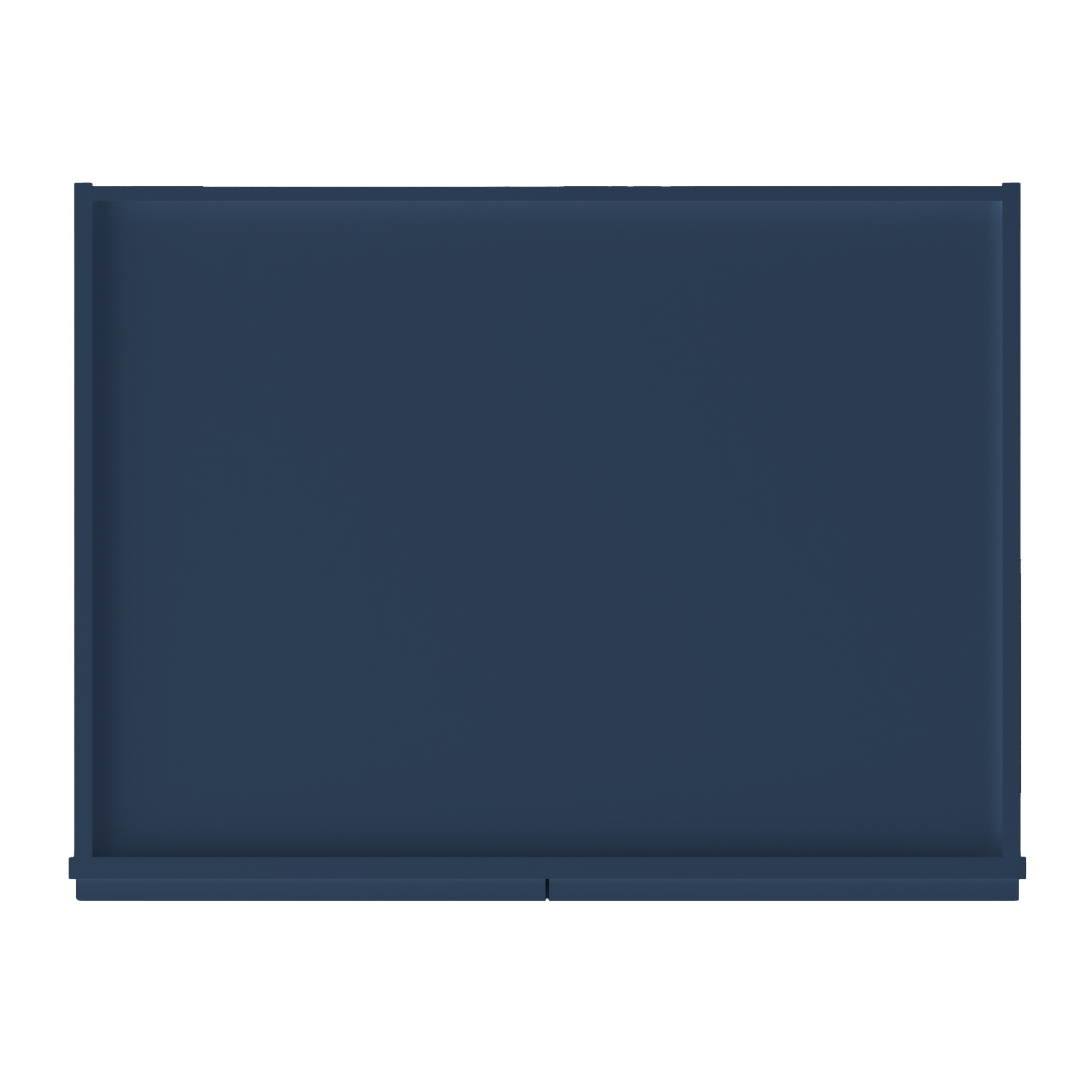 Wall Kitchen Cabinet W332424 Danbury Blue LessCare 33 in. width 24 in. height 24 in. depth - Kitchen Cabinets