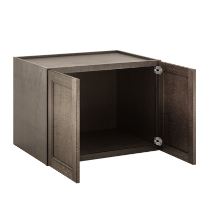 Wall Kitchen Cabinet W332424 Milan Slate LessCare 33 in. width 24 in. height 24 in. depth - Kitchen Cabinets