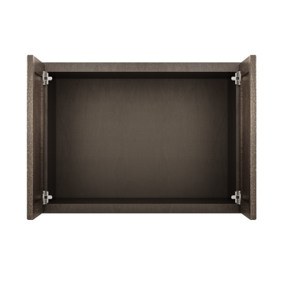 Wall Kitchen Cabinet W332424 Milan Slate LessCare 33 in. width 24 in. height 24 in. depth - Kitchen Cabinets