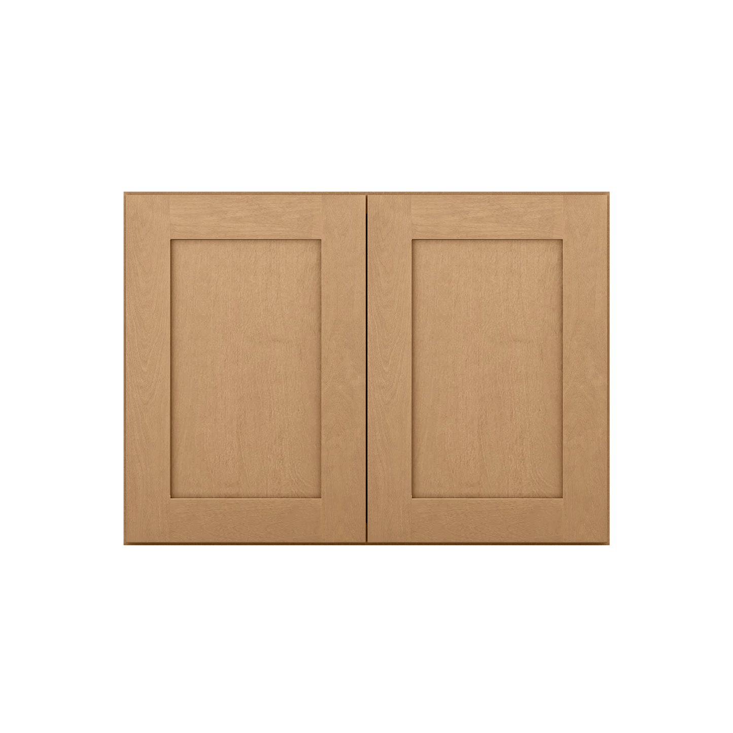 Wall Kitchen Cabinet W332424 Shaker Toffee LessCare 33 in. width 24 in. height 24 in. depth - Kitchen Cabinets